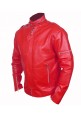 Daft Punk Kids Red Leather Jacket